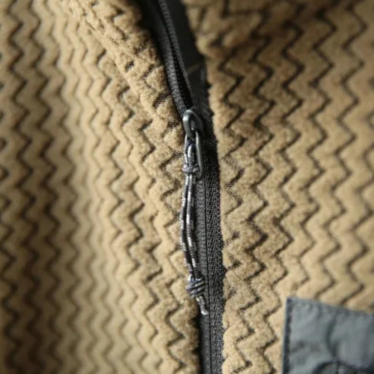 Warm Mens Waffle Fleece Half Zip Sweater