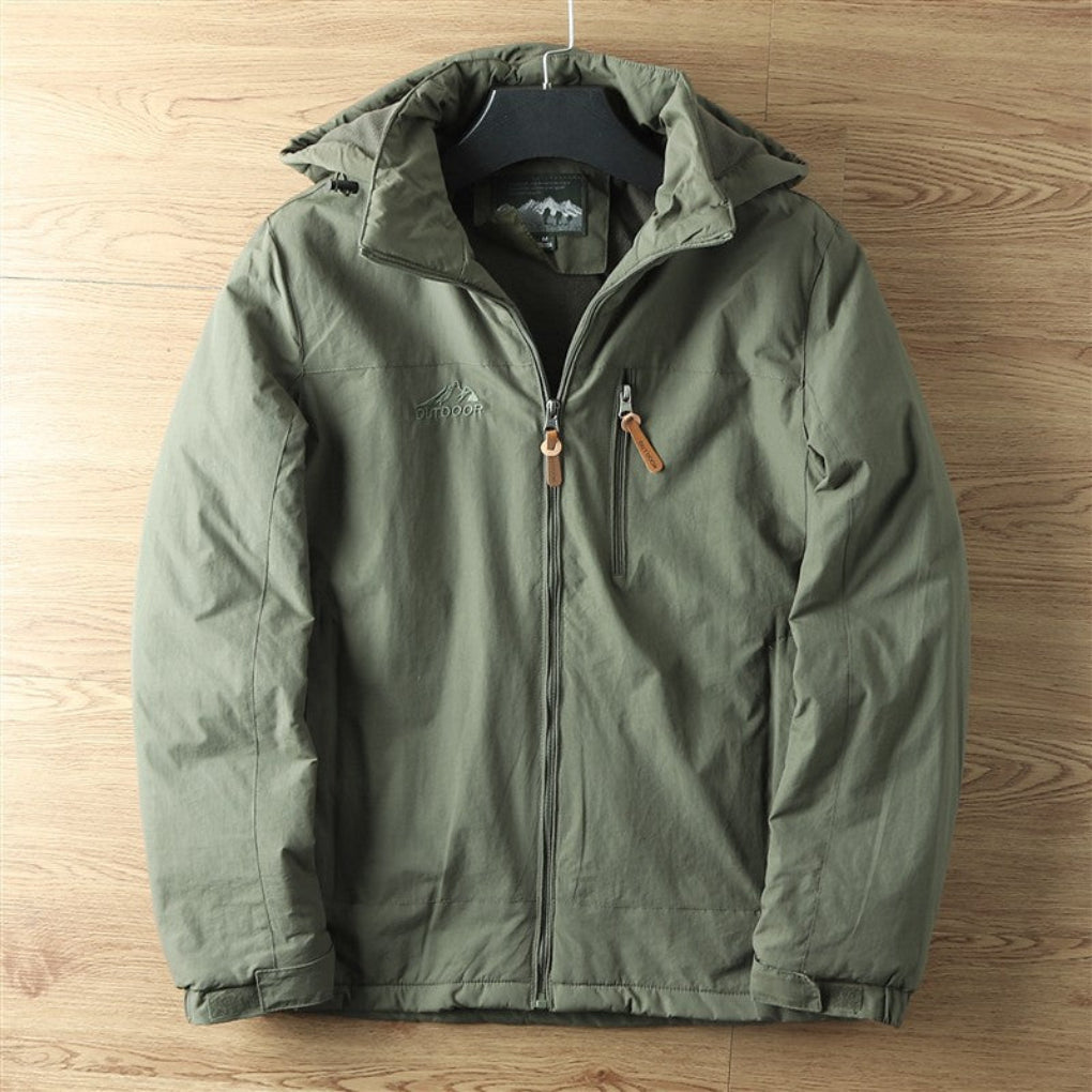 Waterproof Men's Hooded Outdoor Windbreaker Jacket