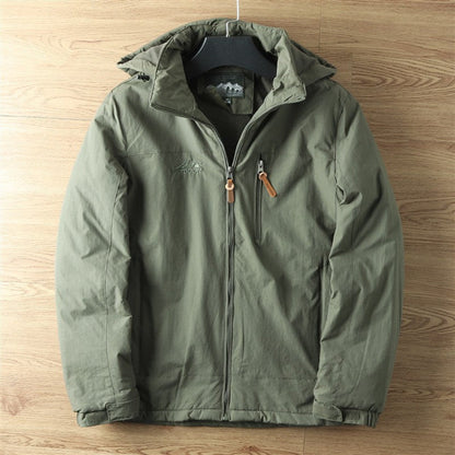 Waterproof Men's Hooded Outdoor Windbreaker Jacket
