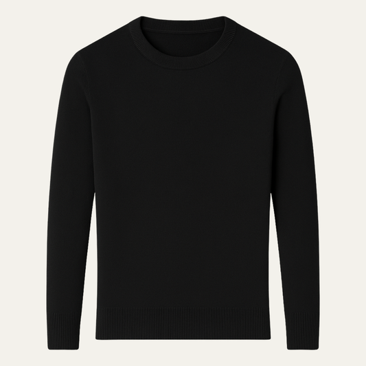 Warm Mens Crew Neck Knitted Winter Sweater - Nocini