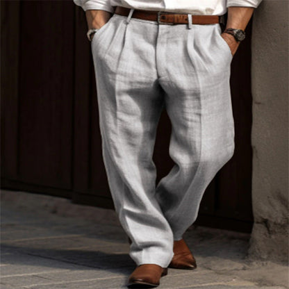Breathable Summer Linen Trousers