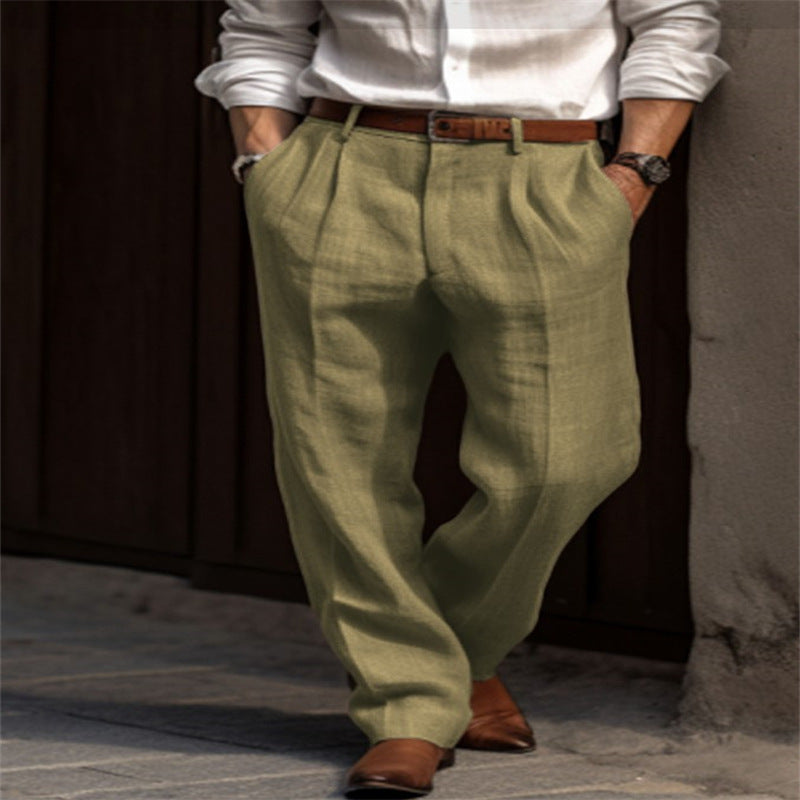 Breathable Summer Linen Trousers