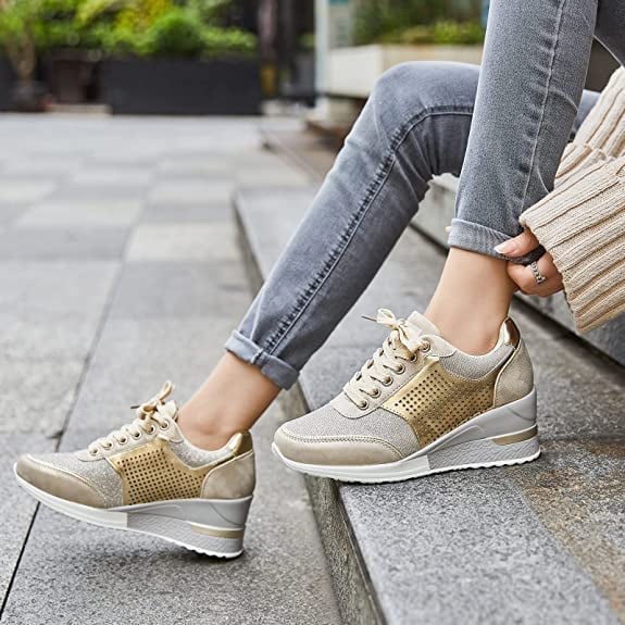 Women's Orthopedic Sneakers | Wedge Heel Comfort