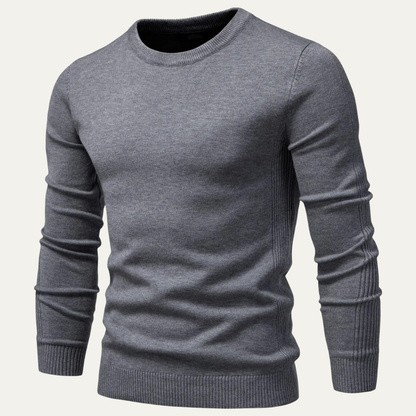 Warm Men's Classic Knit Crew Neck Sweater