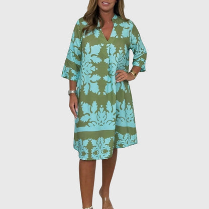Beautiful Floral Women's Dress - Olytrend