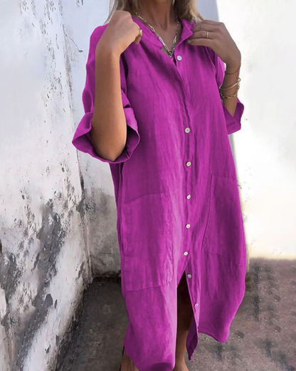 Chic Flowy Sundress Shirt