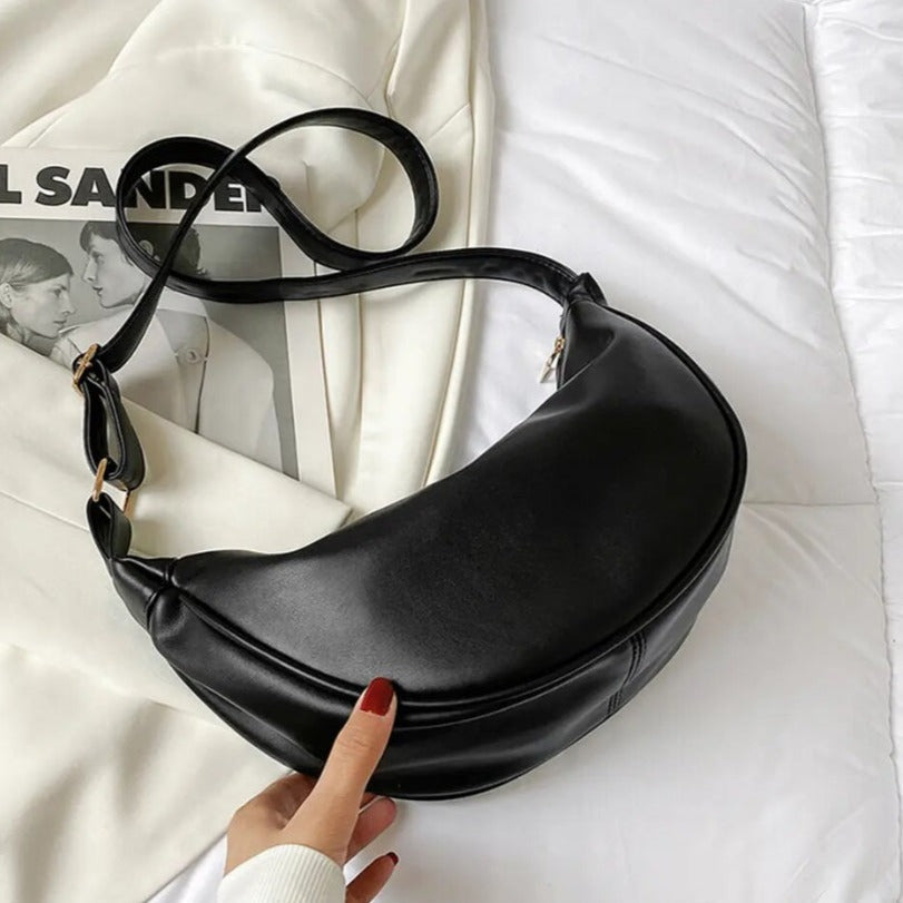 VELINORA™ | Half Moon Crossbody Bag