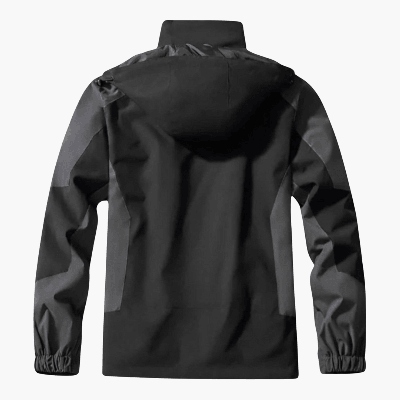 Waterproof Men's Zip Up Hoodie Coat with Pockets