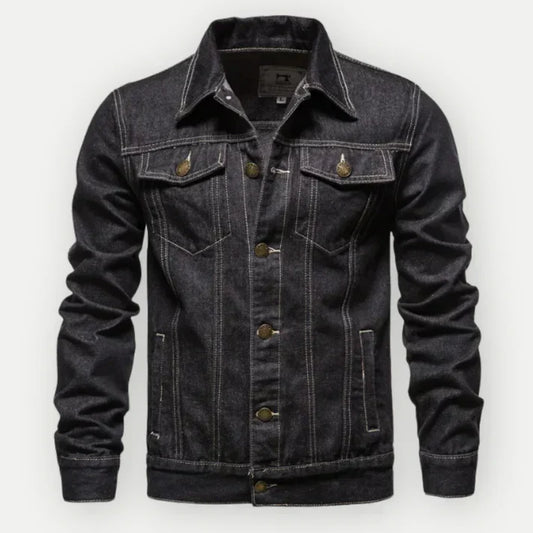 Victor Denim Trucker Jacket: Stylish Design