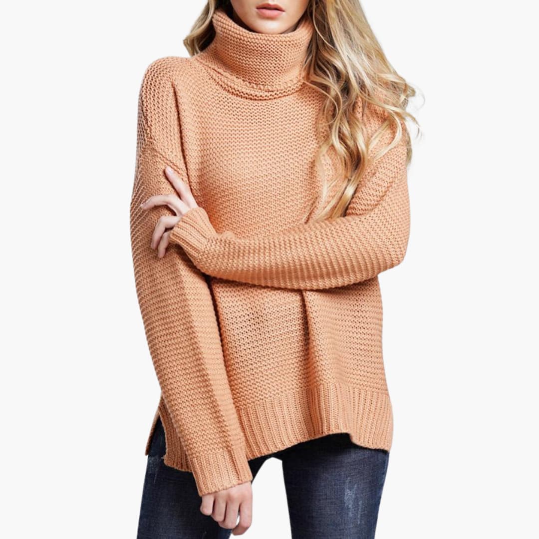 Warm Crew Neck Women's Long Sleeve Sweater