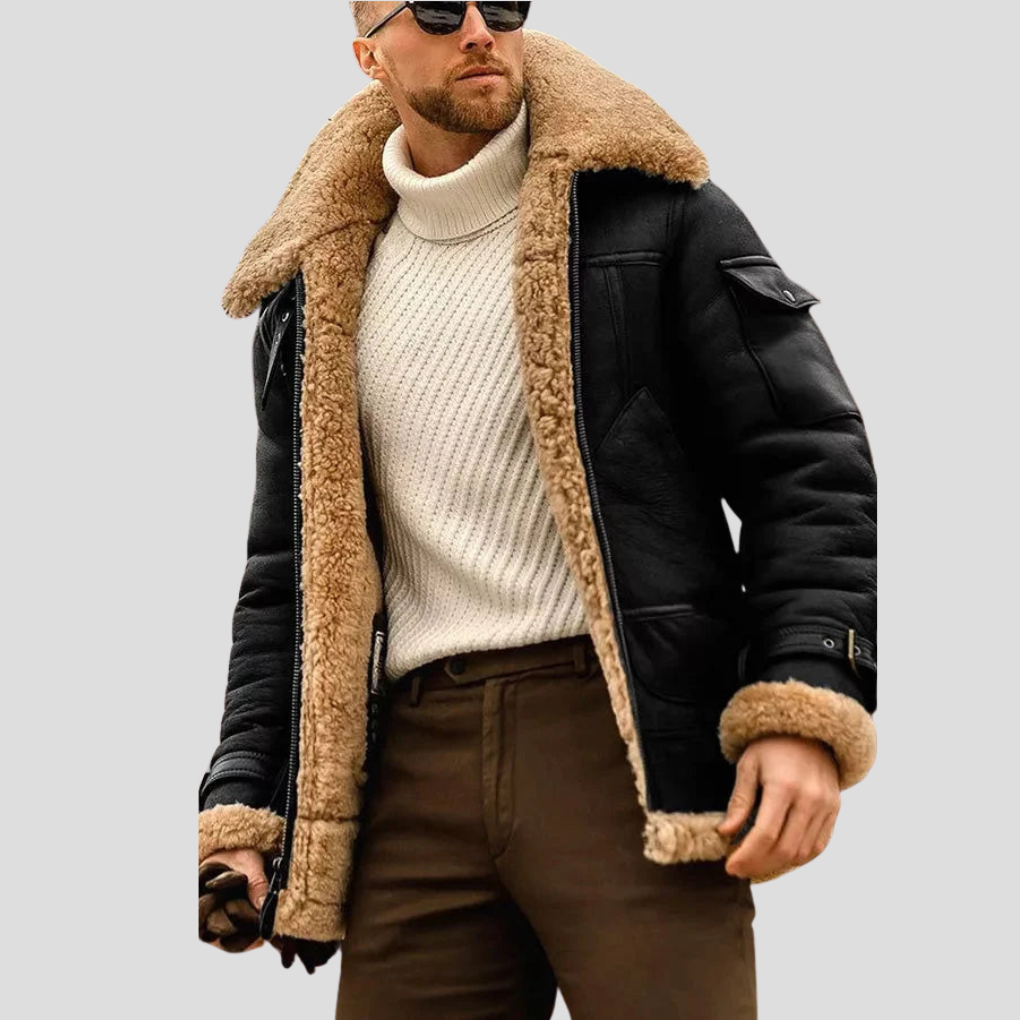 Brown Leather Motorcycle Jacket