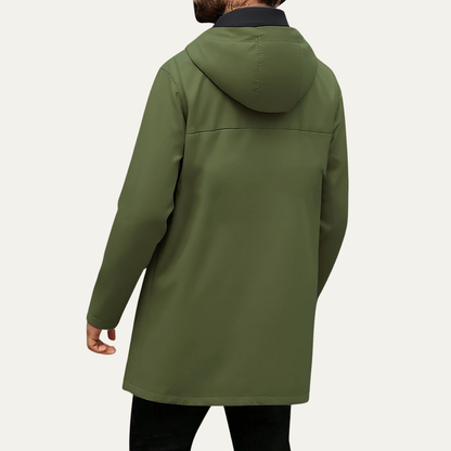Waterproof Windbreaker Hooded Raincoat For Men
