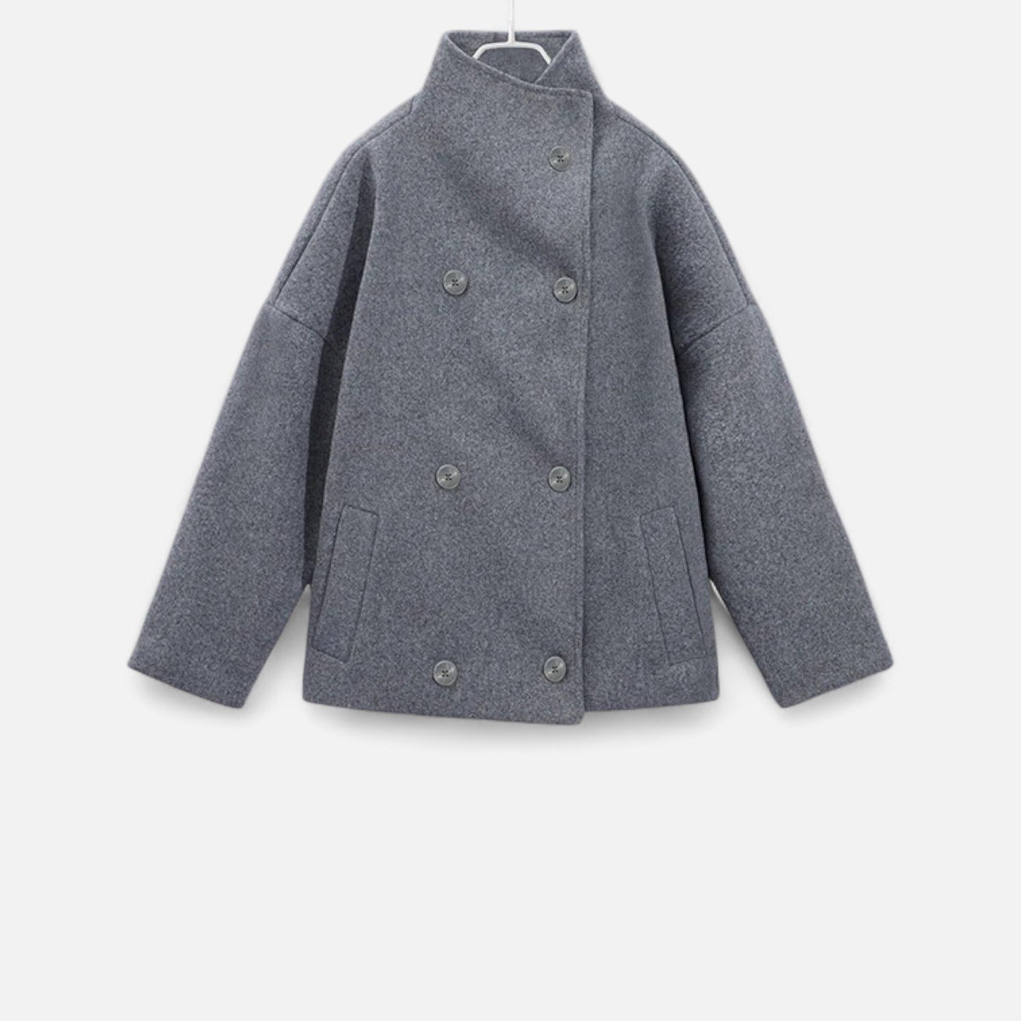 Ancient World | Women's Short Coat High Collar Chic