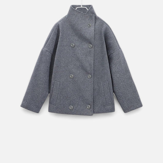 Ancient World | Women's Short Coat High Collar Chic