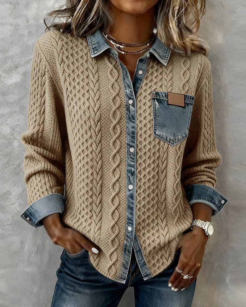 Women's Floral Long Sleeve Top
