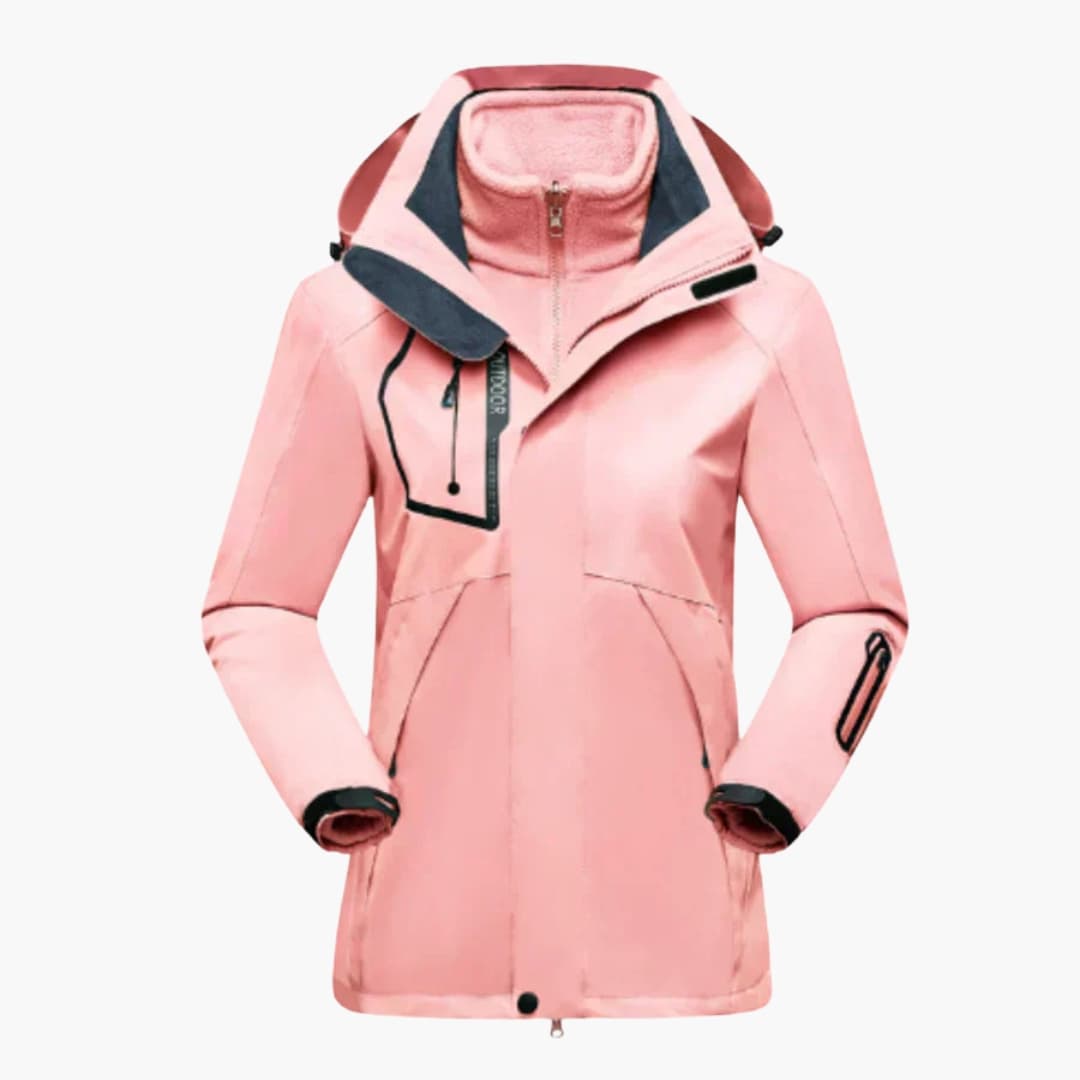 Waterproof Women's Snow Jacket with Adjustable Fit
