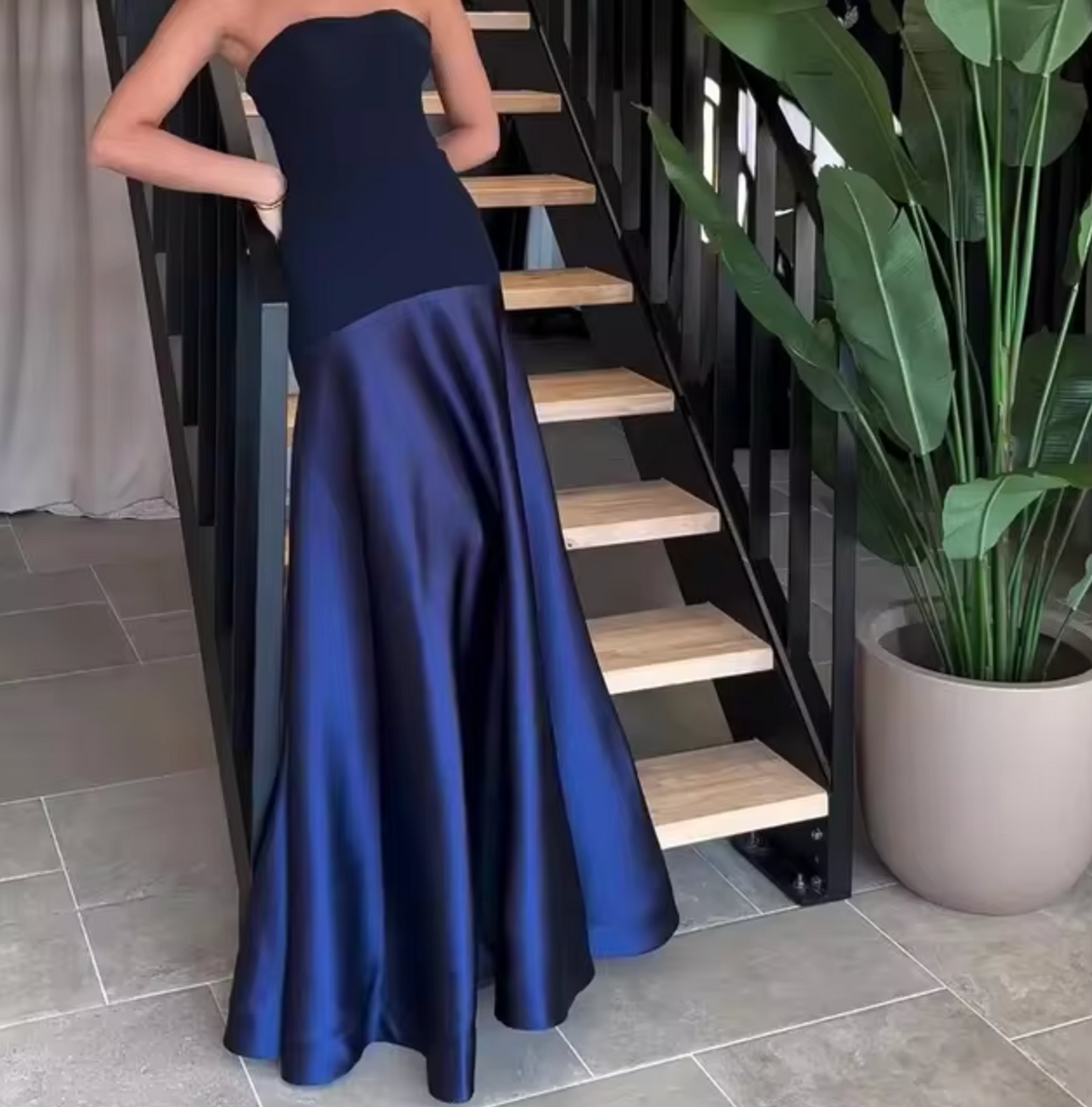 Beatrix | Luxurious Maxi Dress for Women in Patchwork Design