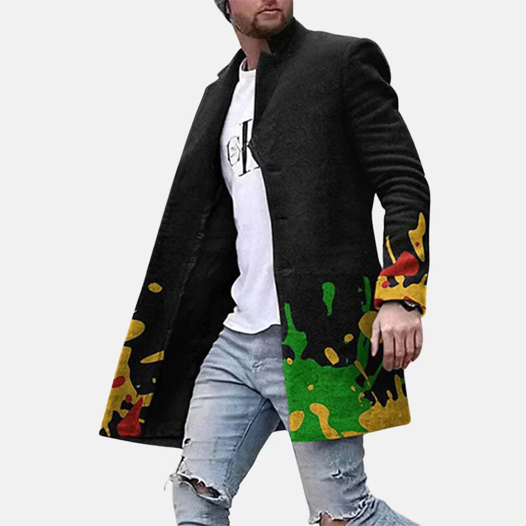 Urban Style Coat - Relaxed Fit Men's Jacket