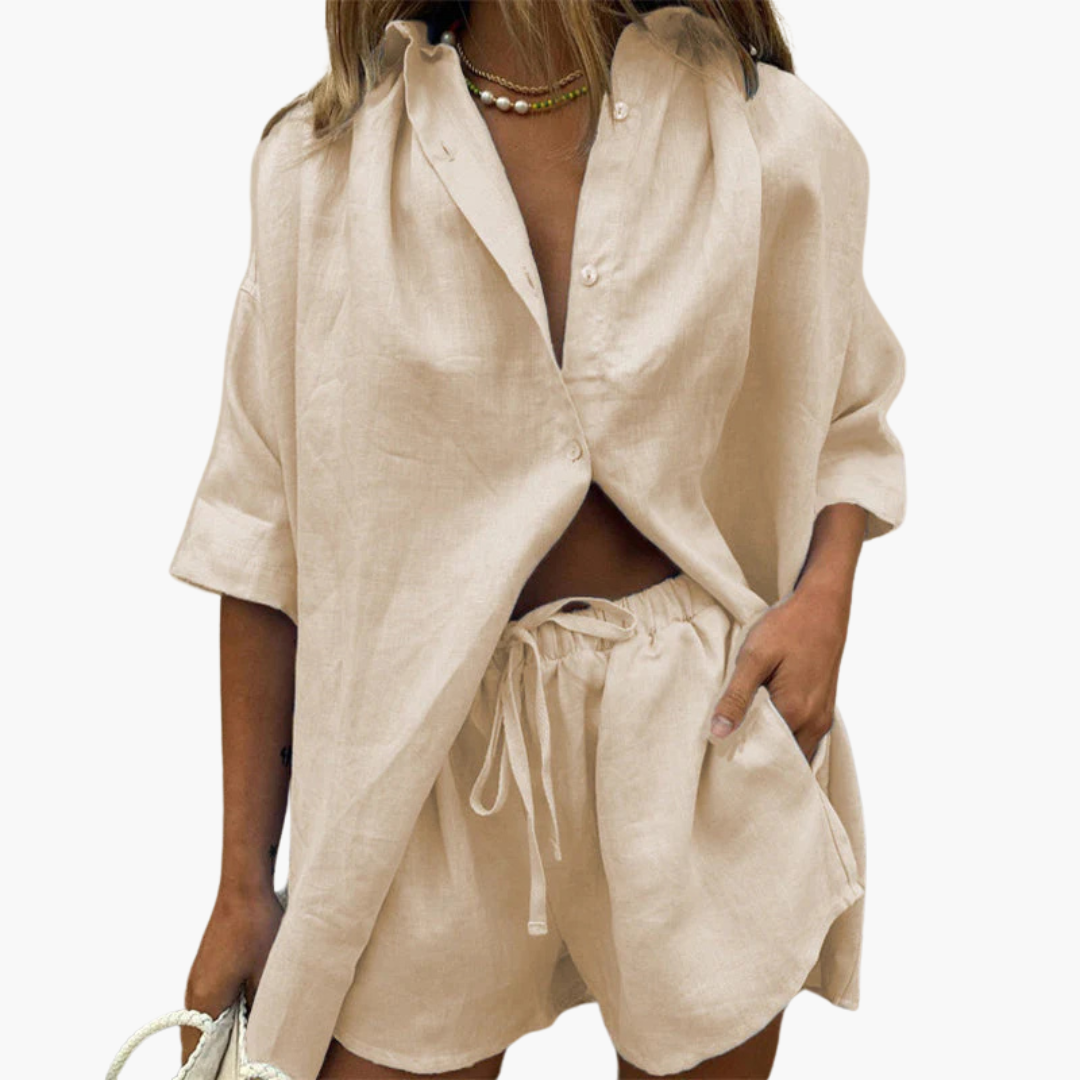 Casual 2 Piece Shorts Outfit for Women