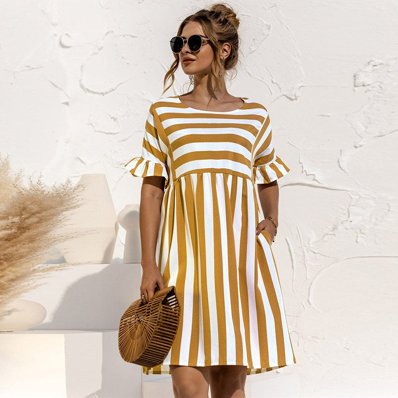 Beautiful Floor Length Maxi Dress with Sleeves
