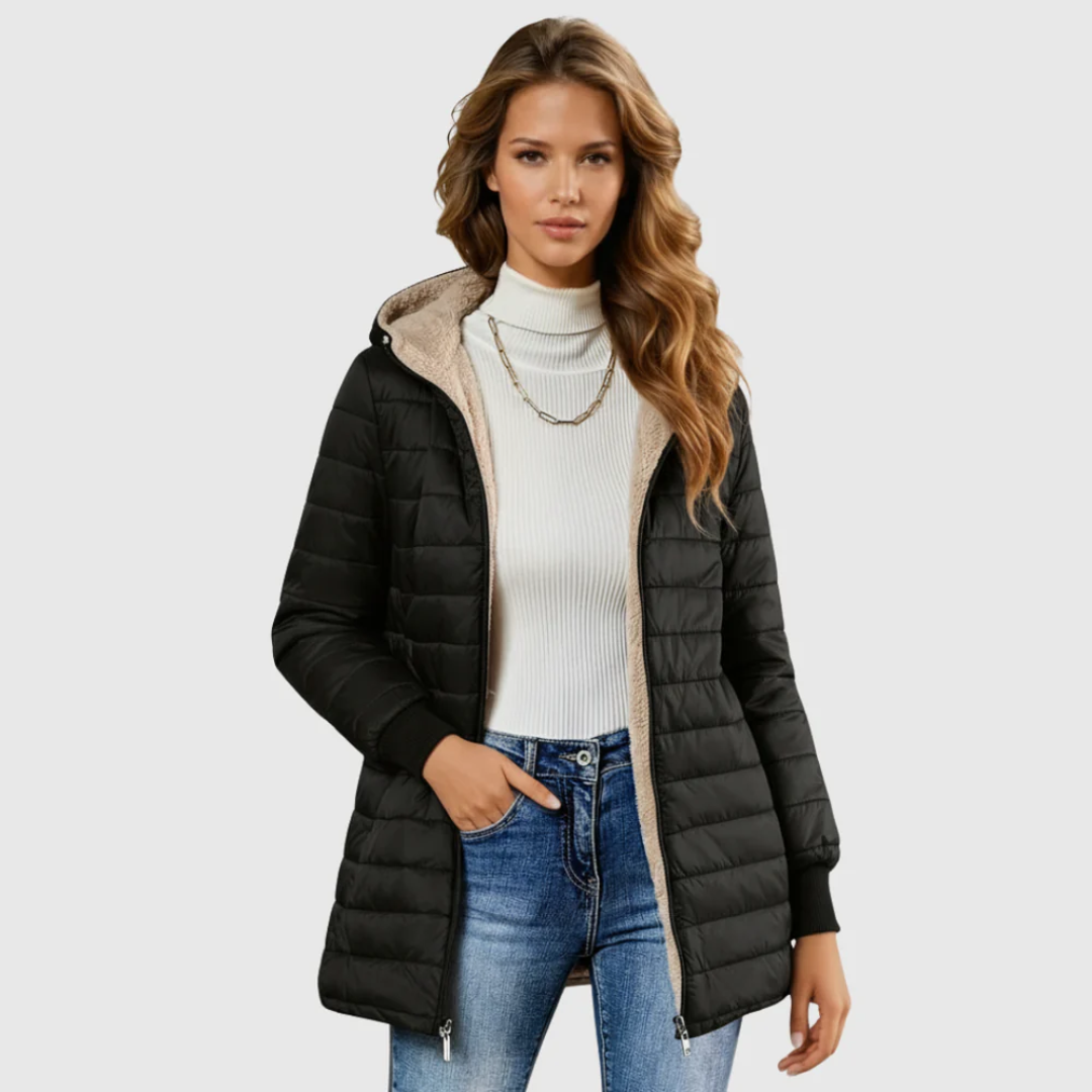Warm Fleece Lined Parka Coat