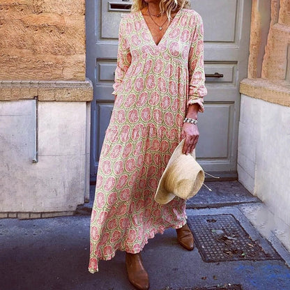 Boho Chic Floral Maxi Dress