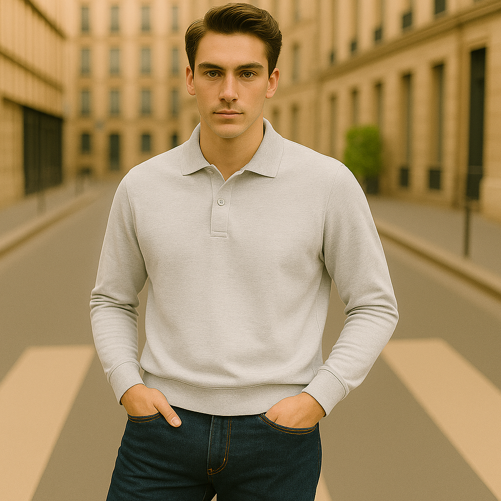 Casual Long Sleeve Shirt for Men | Simple