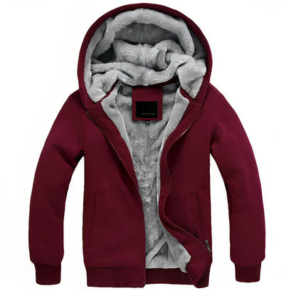Zip Up Hooded Sweatshirt | Men's Fluffy Vest