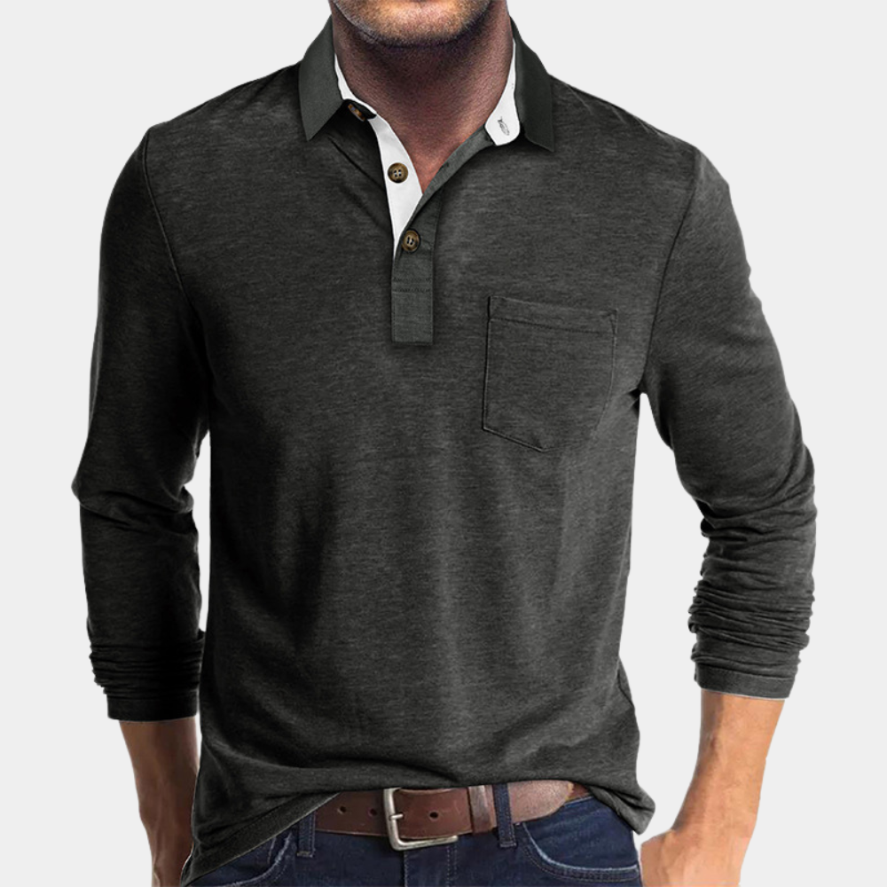 Casual Graphic T-Shirt for Men | Long Sleeves