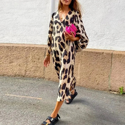 Beautiful Leopard Women's Party Dress