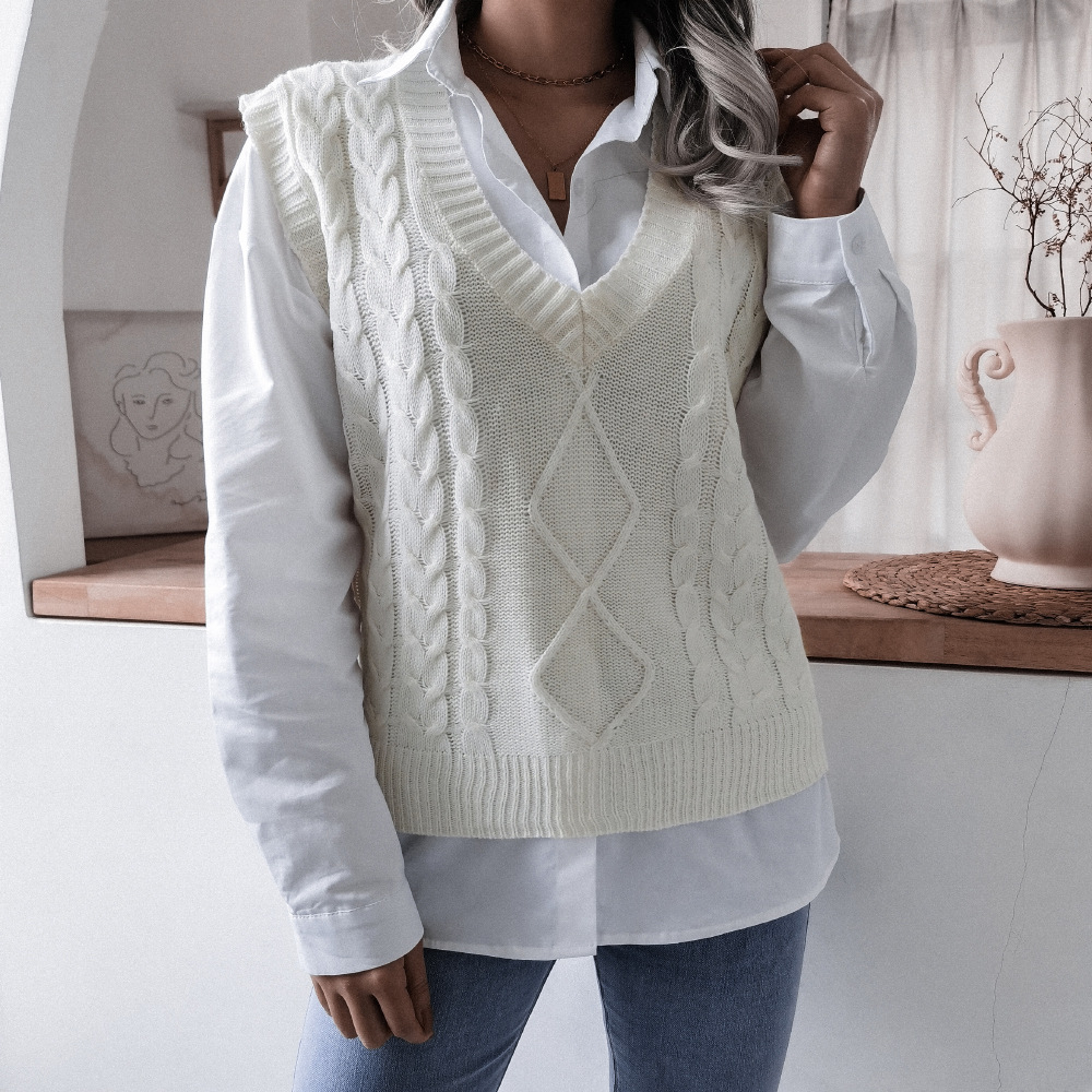 Versatile sleeveless sweaters for women