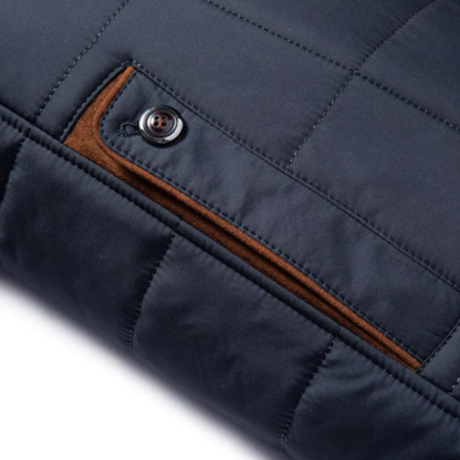 Warm Men's Quilted Padded Winter Parka Jacket