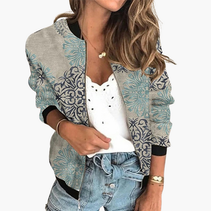 Women's Floral Jacket - Slim Fit & Fashionable