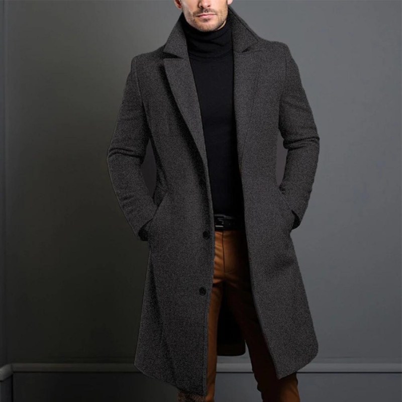 Wim | Long and elegant trench coat for autumn