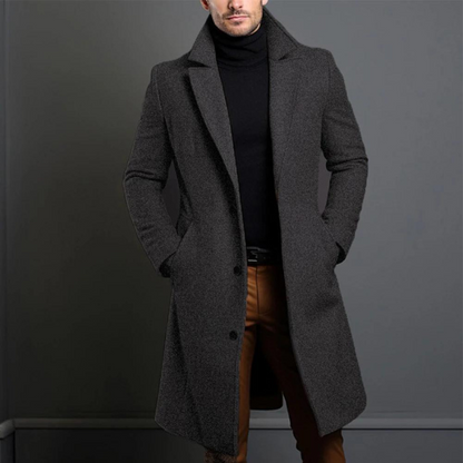 Wim | Long and elegant trench coat for autumn