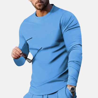 Casual Long Sleeve Crew Neck T-Shirt