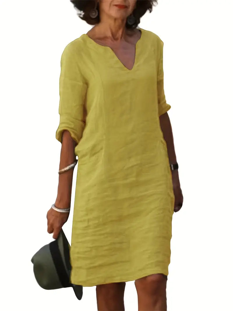 Casual 3/4 Sleeve Emily Dress