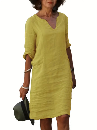Casual 3/4 Sleeve Emily Dress