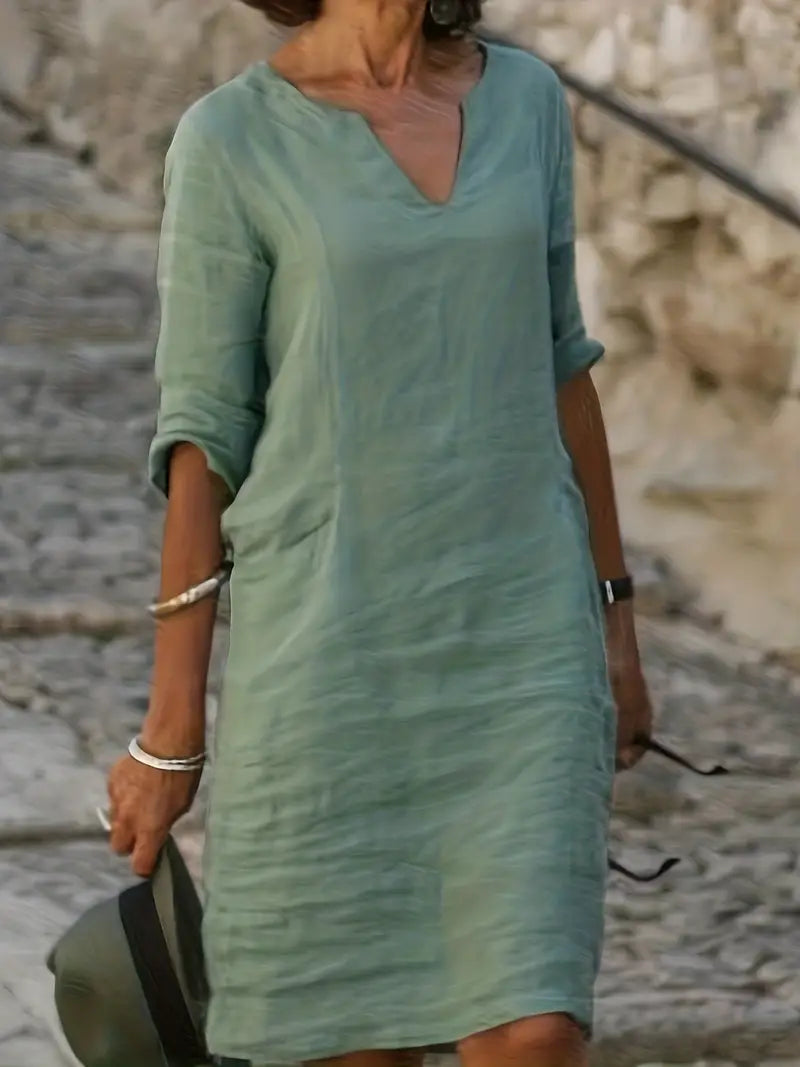 Casual 3/4 Sleeve Emily Dress