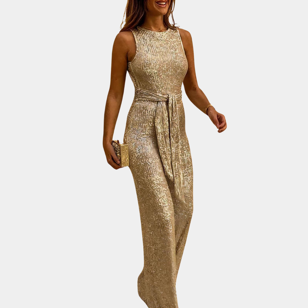 Vânia | Elegant Sequined Jumpsuit for Women