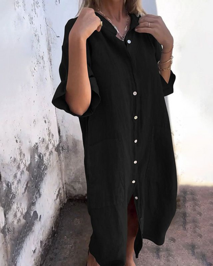 Chic Flowy Sundress Shirt