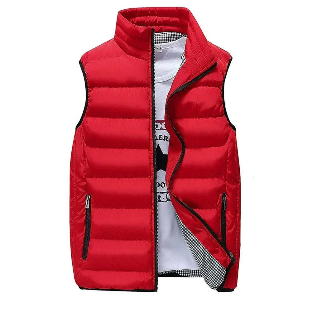 Warm Padded Mens Vest Jacket