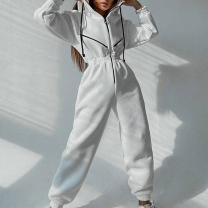 Women's Hoodie Two-Piece Set for Everyday and Leisure