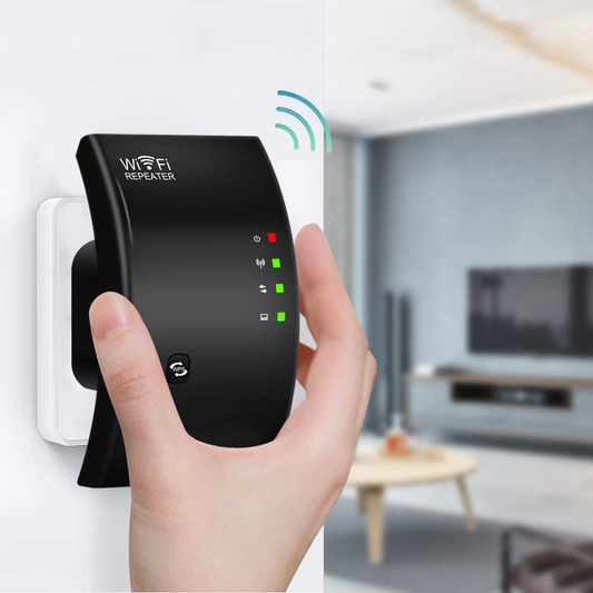 Wireless WiFi Signal Booster - Reliable Internet Extension for Home and Office