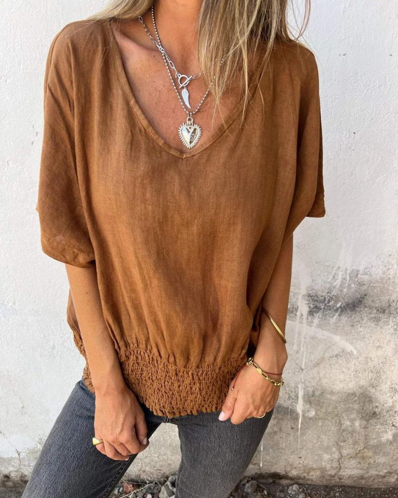 Casual Comfortable Summer Shirt - Olytrend