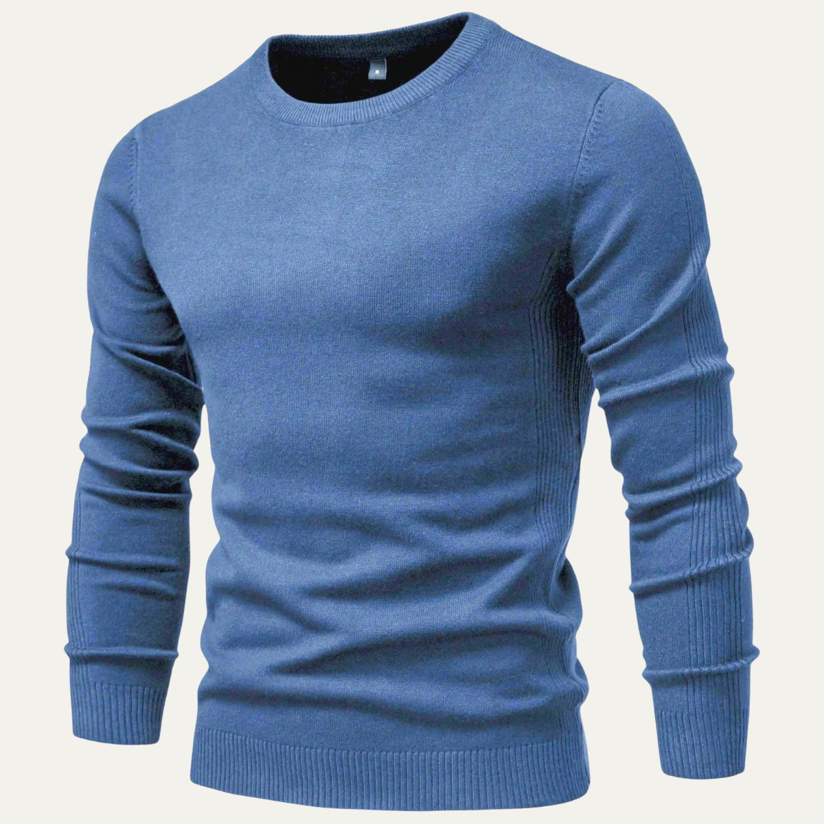 Warm Men's Knitted Crew Neck Winter Sweater