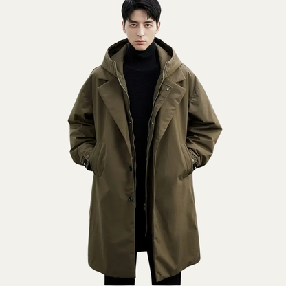 Waterproof Mens Insulated Long Parka Jacket