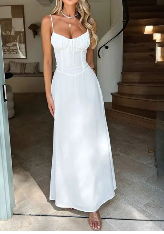 Women's Summer Strappy Dress | Midi