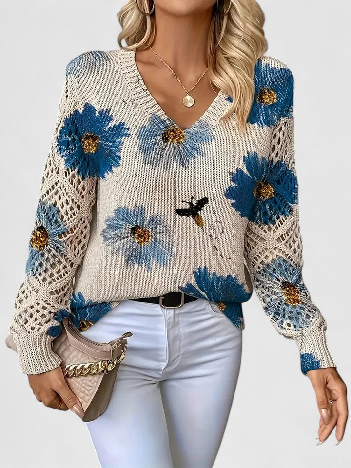 Beautiful Flower Sweatshirt - Olytrend