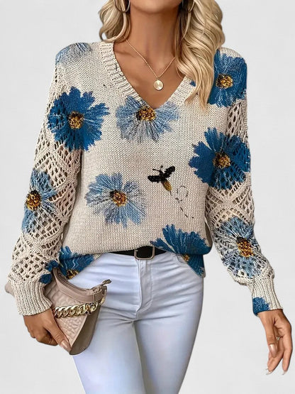 Beautiful Flower Sweatshirt - Olytrend